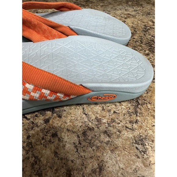 Chaco Womens Flip Flops 6 Gray Z Classic Trail Sport Thong Summer Slides Sandals - Picture 2 of 8
